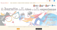 Desktop Screenshot of mercatinodelgusto.it